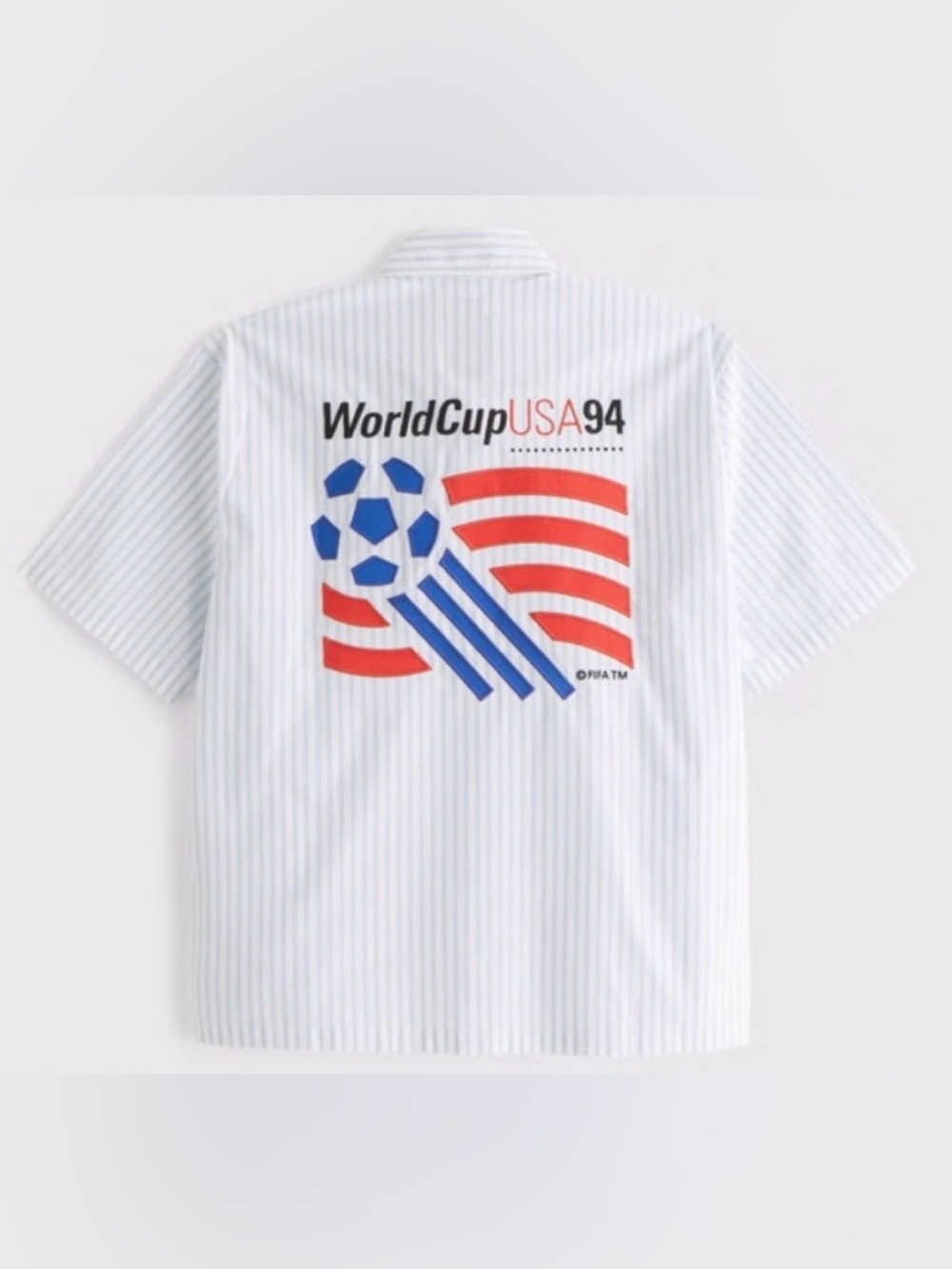 Abercrombie & Fitch World Cup USA 94 Poplin Shirt Men’s Medium Brand New